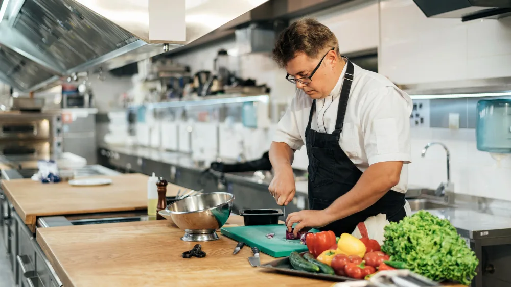 chef stockfoto
